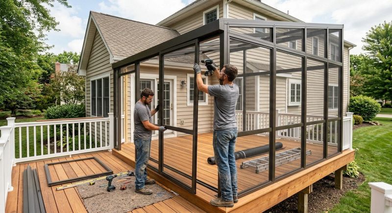 Deck Enclosure Construction in Arvada, CO