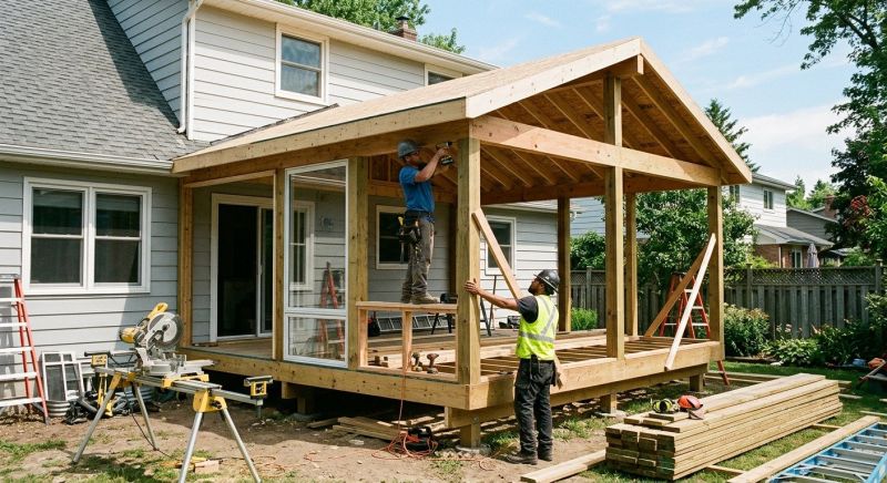 Deck Enclosure Installation in Arvada, CO