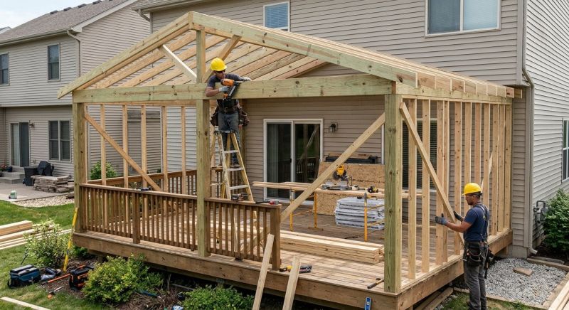 Deck Enclosure Installation in Arvada, CO