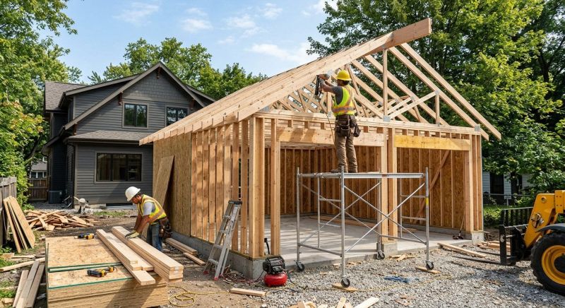 Detached Garage Construction in Mount Pleasant, SC