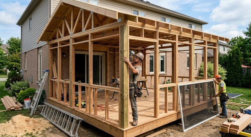 Enclosed Deck Installation in Arvada, CO