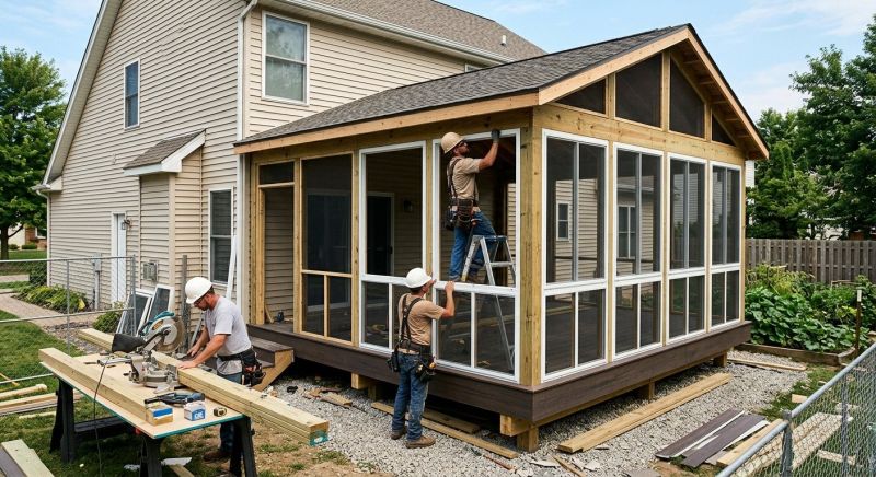 Enclosed Deck Installation in Arvada, CO