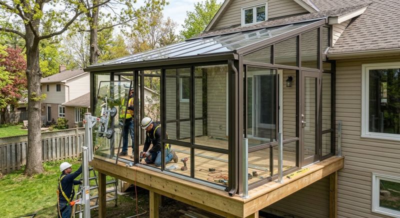 Enclosed Deck Installation in Arvada, CO