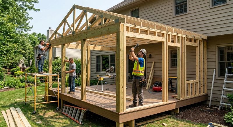 Enclosed Deck Installation in Arvada, CO