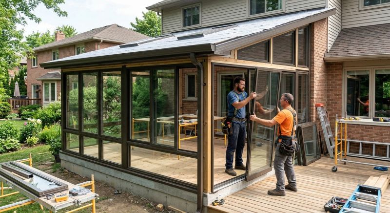 Enclosed Patio Installation in Arvada, CO
