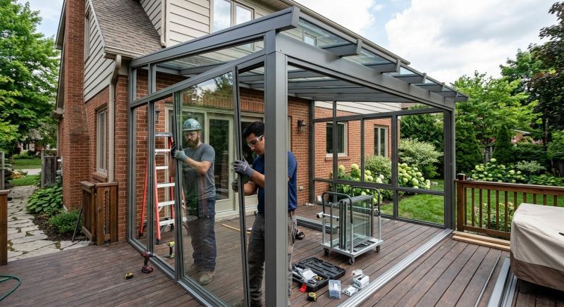 Enclosed Patio Installation in Arvada, CO