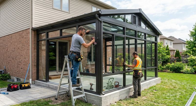 Enclosed Patio Installation in Arvada, CO