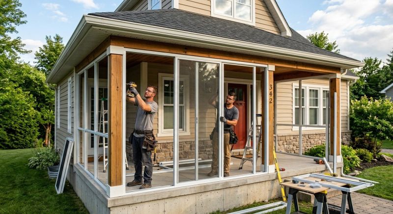 Enclosed Porch Installation in Arvada, CO