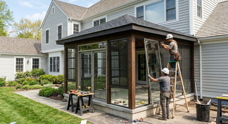 Enclosed Porch Installation in Arvada, CO