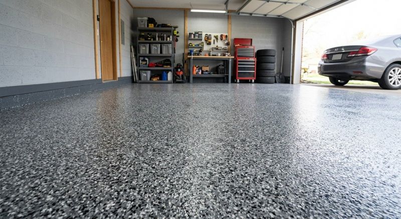 Epoxy Garage Flooring Installation in Raleigh, NC