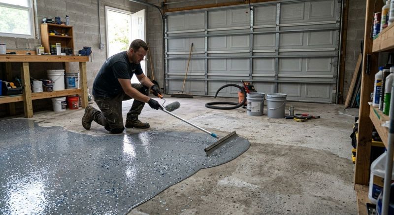 Garage Concrete Coating in Loudoun County, VA