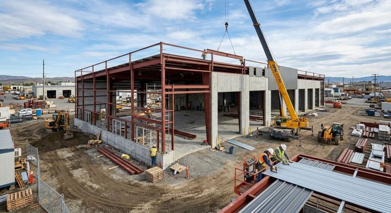 Industrial Garage Construction in Pearland, TX