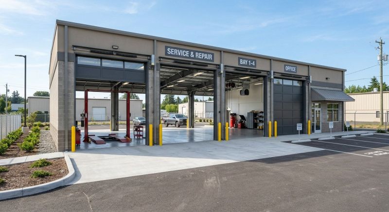 Industrial Garage Construction in Houston, TX