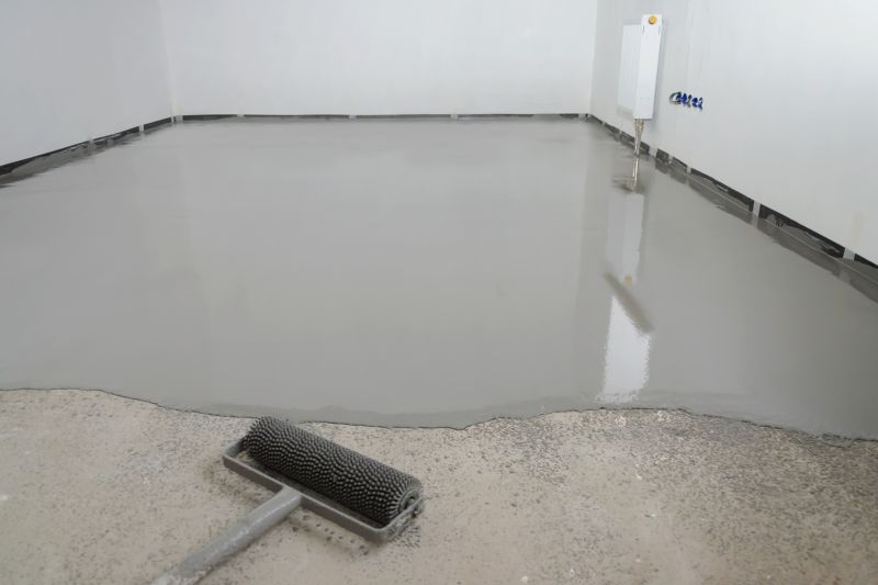 Speckled Garage Floor Painting in Loudoun County, VA