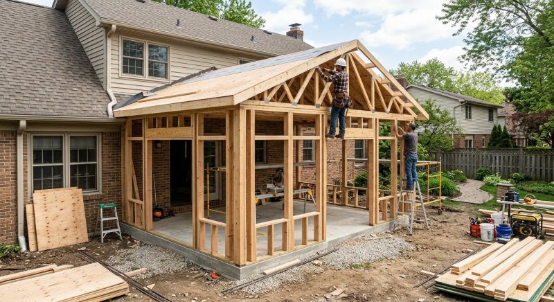 Sunroom Addition Construction in Arvada, CO