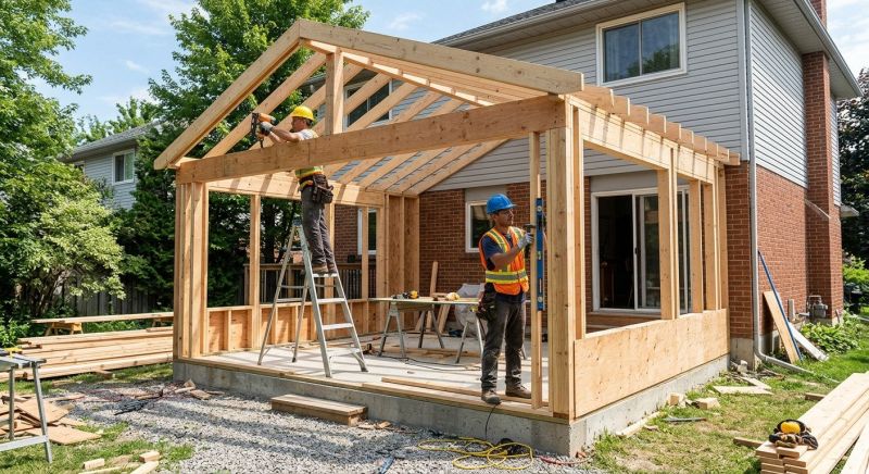Sunroom Addition Construction in Arvada, CO
