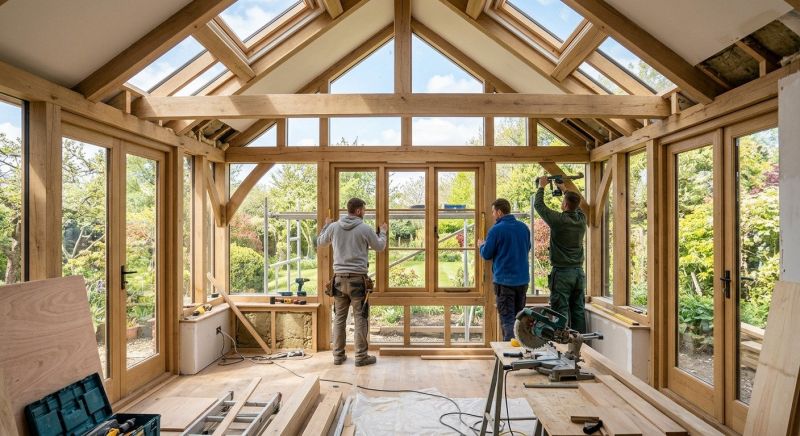 Sunroom Addition Construction in Arvada, CO