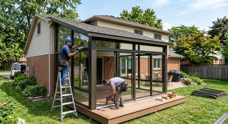 Three Season Room Installation in Arvada, CO
