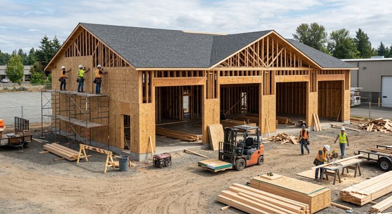 Warehouse Garage Construction in Charleston, SC