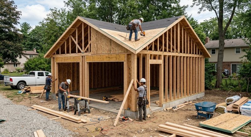 Attached Garage Construction in Las Vegas, NV