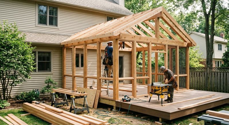 Enclosed Deck Installation in Arvada, CO