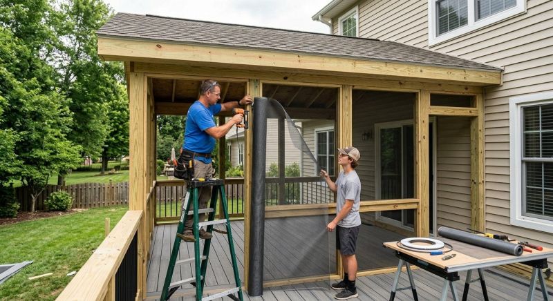 Enclosed Porch Installation in Arvada, CO