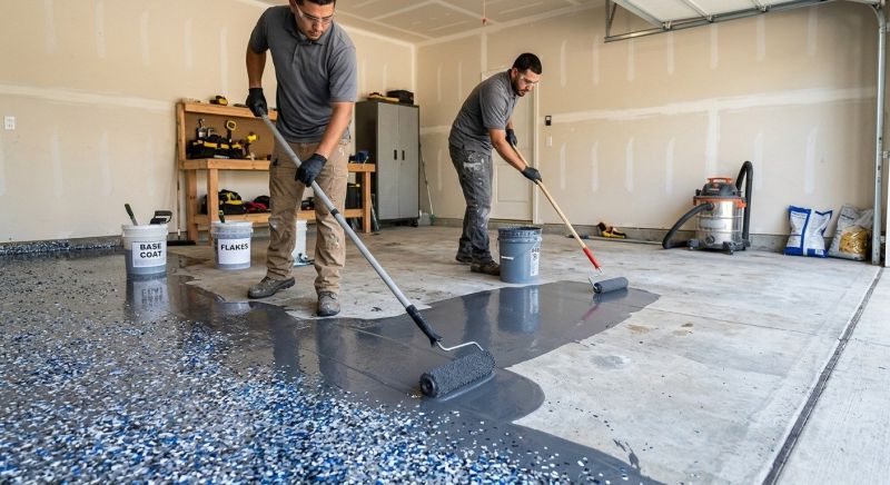 Epoxy Coating Installation in Fairfax, VA