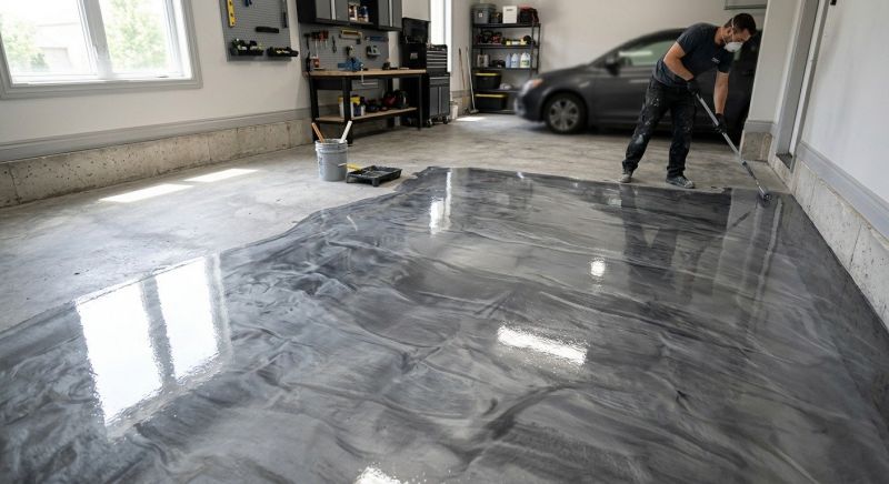 Floor Epoxy Service in Loudoun County, VA