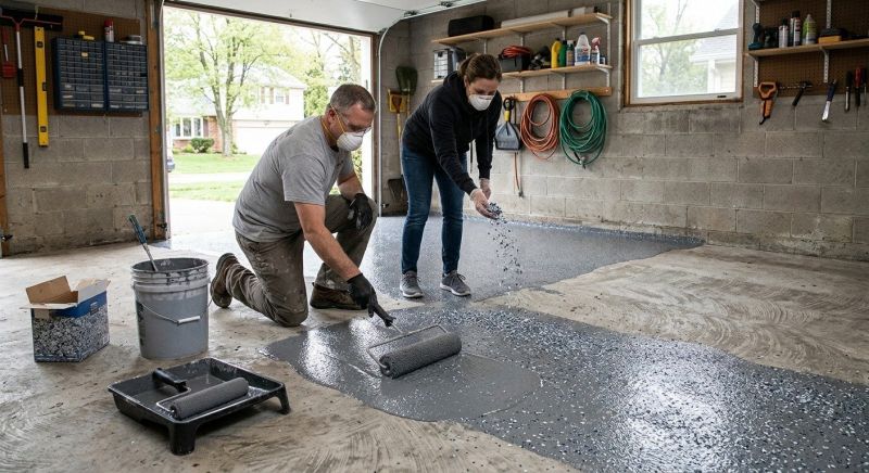 Garage Floor Resurfacing in Raleigh, NC